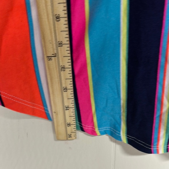 Bobbie Brooks Colorful Striped Soft Dress. Dress up or Down - Picture 4 of 6